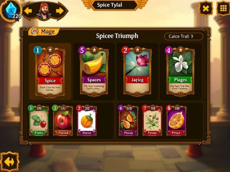 Royal Spice Cardamom Triumph community event showing players competing